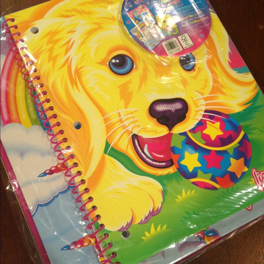 Lisa Frank Bundle Binder Notebooks Folders Sticker - Picture 2 of 11